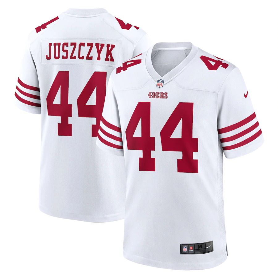Men San Francisco 49ers #44 Kyle Juszczyk Nike White Player Game NFL Jersey